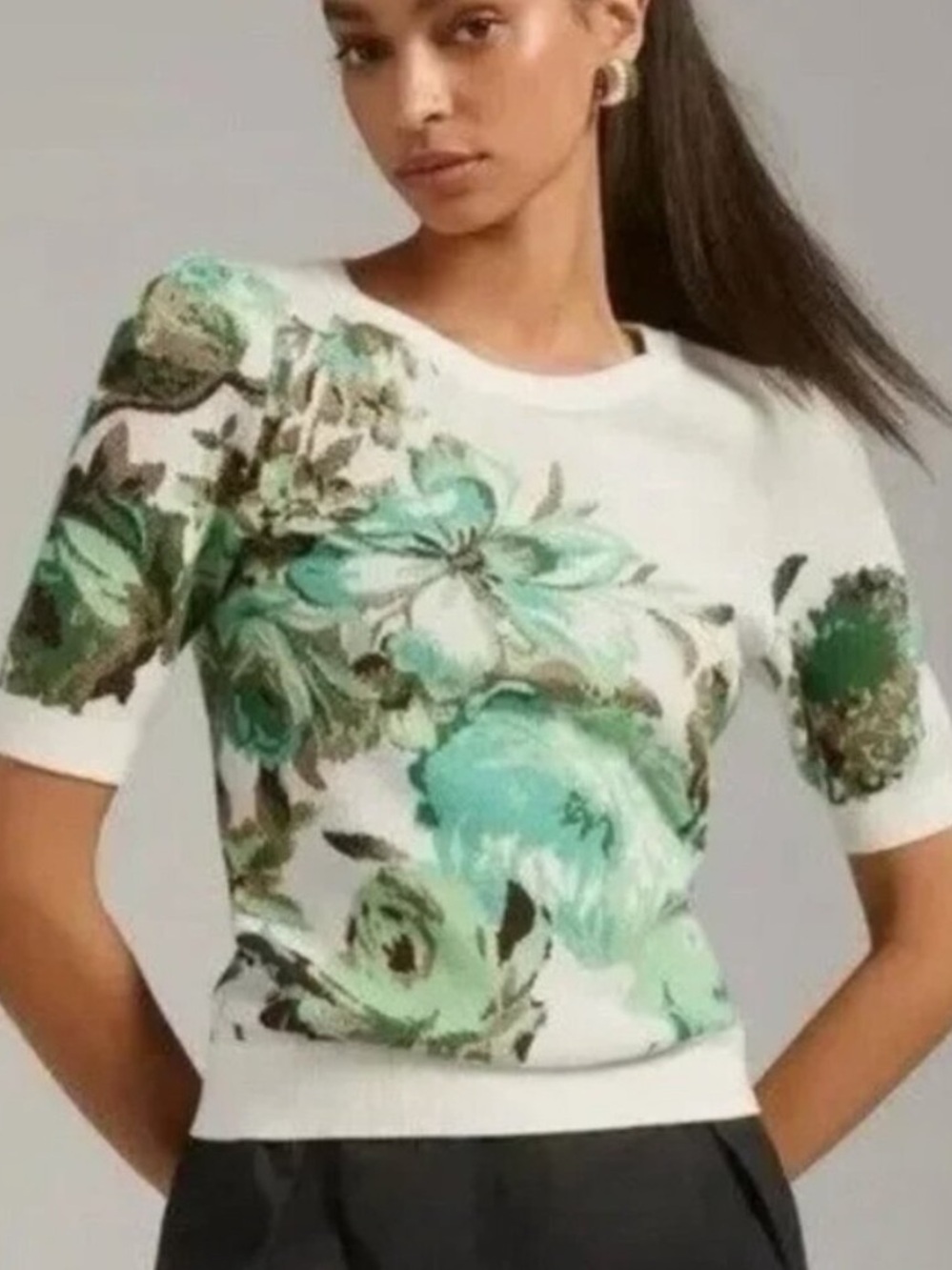 Maeve
Anthropologie Maeve Size Small
Harmon Jacquard Sweater Tee
